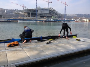 Capucine et Alexis et l'équilibre des bateaux de course en ligne!