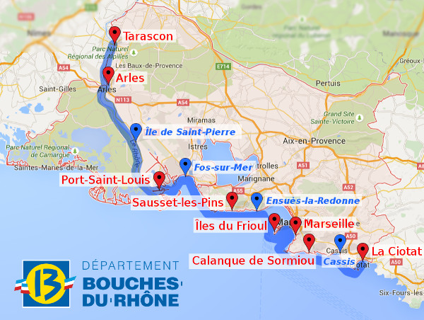 itinéraire du Raid Littoral 13